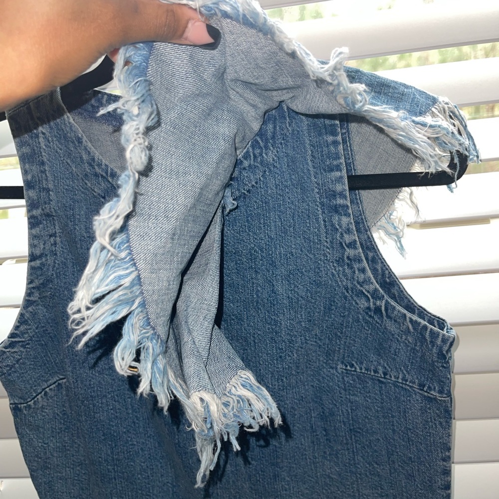 Zara Jeans Top - Picture 2 of 4
